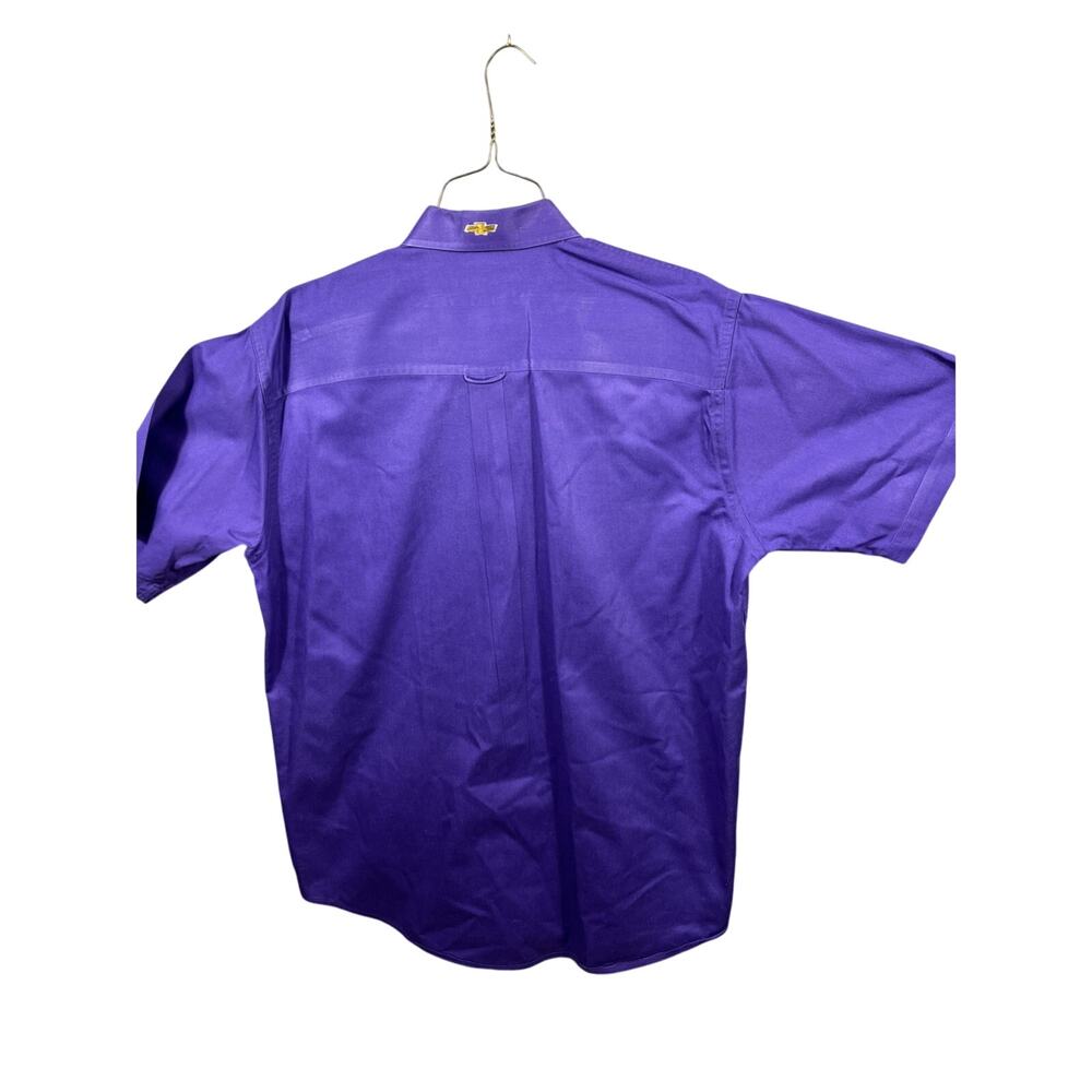 VTG 90’s Chase Authentic’s CHEVY SILVERADO Crew Shirt / Purple /Men’s Large‎ - Picture 9 of 11